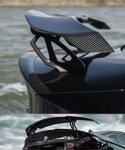 Becquet Universel Carbone GTS MP MAD V Sedan Tail Wing - vue de dessus - Becquet Voiture