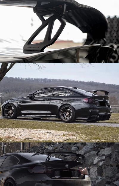 Becquet Universel Carbone GTS MP MAD V Sedan Tail Wing - vue de profil 2 - Becquet Voiture