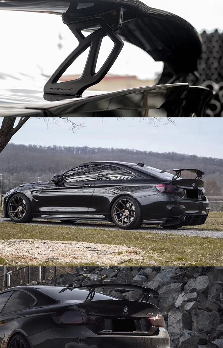 Becquet Universel Carbone GTS MP MAD V Sedan Tail Wing - vue de profil 2 - Becquet Voiture