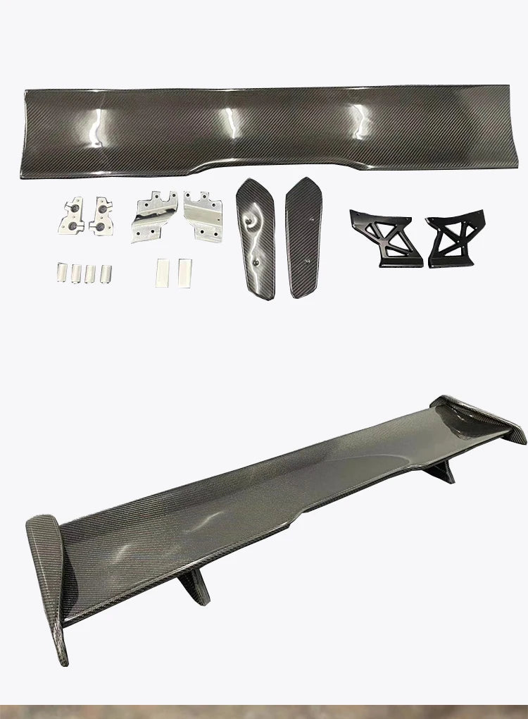 Becquet Universel Carbone GTS MP MAD V Sedan Tail Wing - vue rapprochée - Becquet Voiture