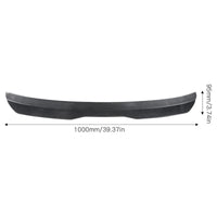 Universeller Duck-Tail-Spoiler aus ABS-Carbon, selbstklebend - im Einsatz - Becquet Voiture