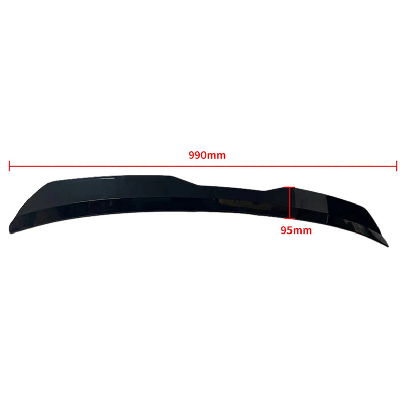 Universeller Duck-Tail-Spoiler aus ABS-Carbon, selbstklebend - Vorderansicht 2 - Becquet Voiture