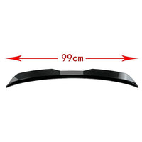Universeller Duck-Tail-Spoiler aus ABS-Carbon, selbstklebend - Seitenansicht - Becquet Voiture