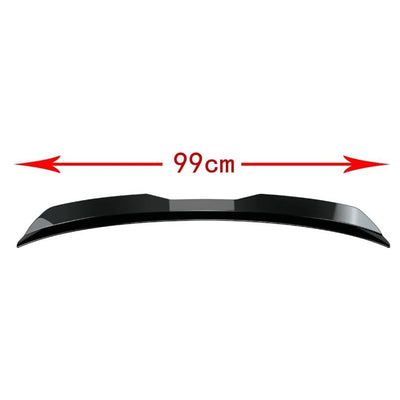 Becquet Universel Duck Tail ABS Carbone Adhésif - vue de profil - Becquet Voiture