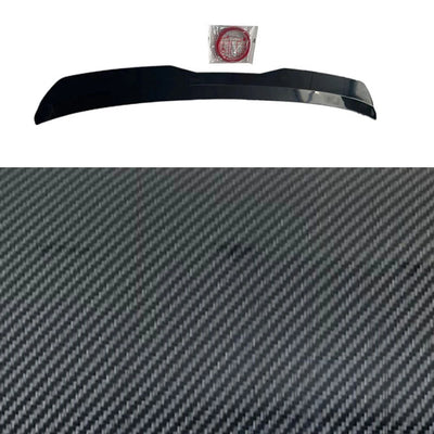 Becquet Universel Duck Tail ABS Carbone Adhésif - vue de trois-quarts 2 - Becquet Voiture