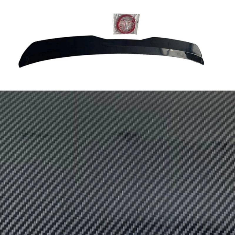 Universeller Duck-Tail-Spoiler aus ABS-Carbon, selbstklebend - Dreiviertelansicht 2 - Becquet Voiture