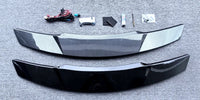 Universal Electric LED Lift Carbon ABS Spoiler - fitted on vehicle - Becquet Voiture