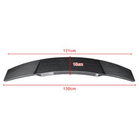 Universal Electric LED Lift Carbon ABS Spoiler - side view - Becquet Voiture