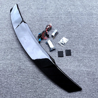 Becquet Universel Électrique LED Lift Carbone ABS - vue de trois-quarts 2 - Becquet Voiture