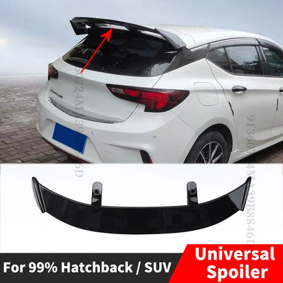 Becquet Universel Hatchback SUV GT Racing - détail du montage - Becquet Voiture