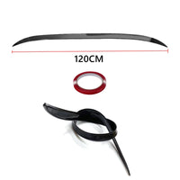 Glossy Black ABS Universal Snout 115–120 cm - fitted on vehicle 2 - Becquet Voiture