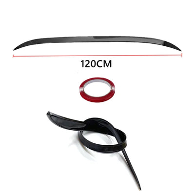 Becquet Universel Noir Brillant ABS 115-120 cm - installé sur véhicule 2 - Becquet Voiture