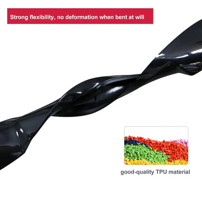 Becquet Universel Noir Brillant ABS 115-120 cm - vue arrière 2 - Becquet Voiture