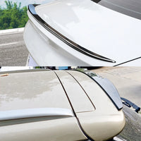 Glossy Black ABS Universal Snout 115–120 cm - rear view - Becquet Voiture