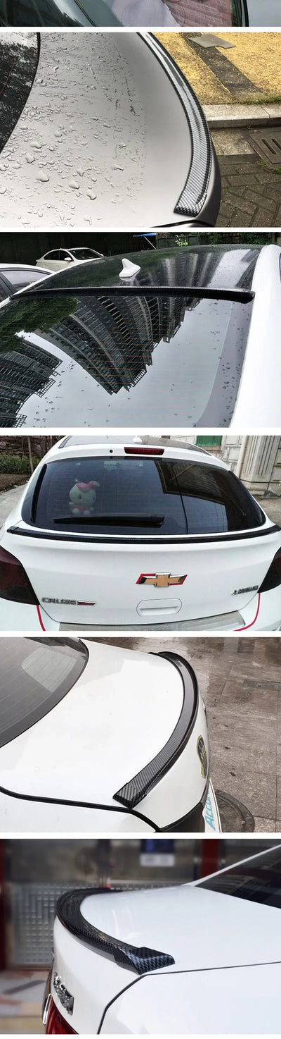 Becquet Universel Souple 1.5m Look Carbone Noir Mat Brillant - en situation - Becquet Voiture