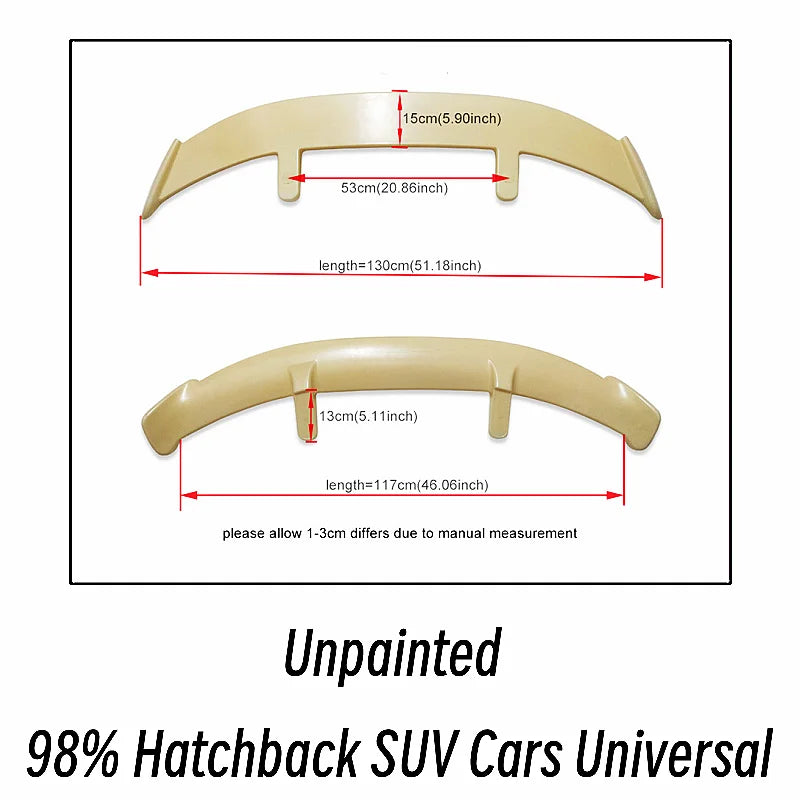 Becquet Universel SUV Hatchback Toyota Honda Sport - packshot studio 3 - Becquet Voiture