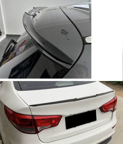 Becquet Universel Toit DIY ABS Look Carbone Noir Mat - en situation - Becquet Voiture