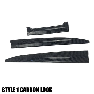 Becquet Universel Toit DIY ABS Look Carbone Noir Mat - vue arrière 2 - Becquet Voiture