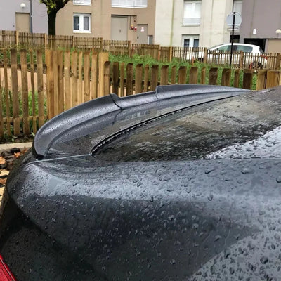 Becquet Universel Toit DIY ABS Look Carbone Noir Mat - vue de profil - Becquet Voiture