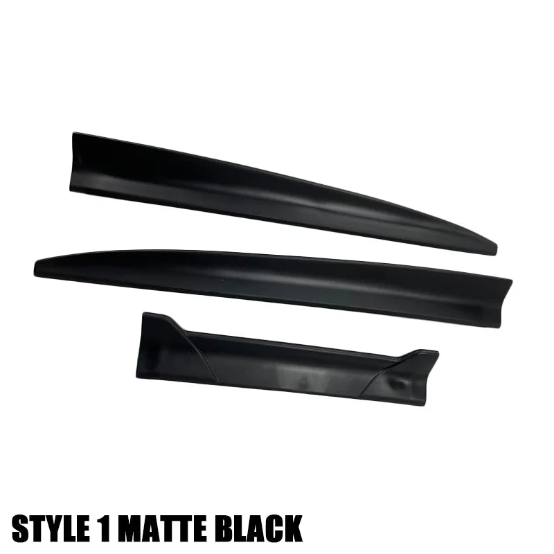 Universeller Dachkantensch spoiler DIY ABS Carbon-Optik Schwarz Matt - Dreiviertelansicht 2 - Becquet Voiture
