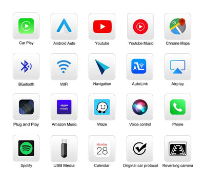 Boîtier Android Auto Apple CarPlay Audi A3 S3 RS3 8V - vue de profil - Becquet Voiture