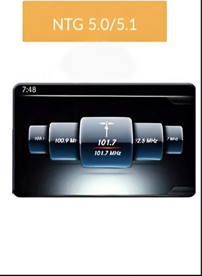Boîtier Autoradio Connecté Android Auto CarPlay Mercedes SL R231 NTG - installé sur véhicule - Becquet Voiture