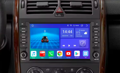 Boîtier Autoradio Connecté Android Auto CarPlay Mercedes Sprinter W906 2G - installé sur véhicule - Becquet Voiture