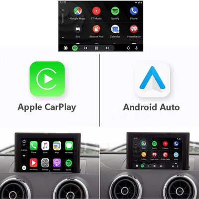Boîtier Carplay Android Apple Audi A3 8V - installé sur véhicule - Becquet Voiture