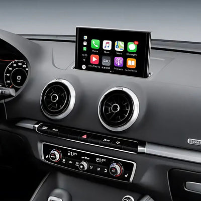 Boîtier Carplay Android Apple Audi A3 8V - vue de profil - Becquet Voiture