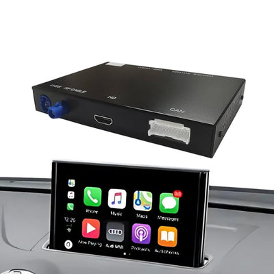 Boitier Carplay Android Audi A1 Q3 MMI 3G HN RMC - vue arrière - Becquet Voiture