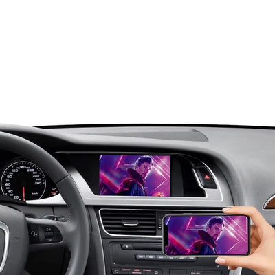 Boitier Carplay Android Auto Audi A4 A5 Q5 MMI - installé sur véhicule - Becquet Voiture