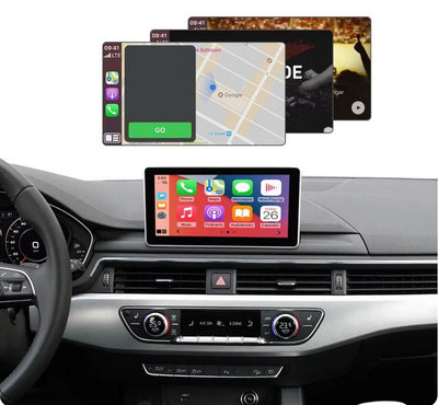 Boîtier CarPlay Android Auto Audi A4 B9 MIB MIB2 7-8 pouces - vue arrière - Becquet Voiture