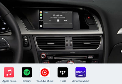 Boîtier CarPlay Android Auto Audi A5 B8 2007-2012 MMI - vue de trois-quarts - Becquet Voiture