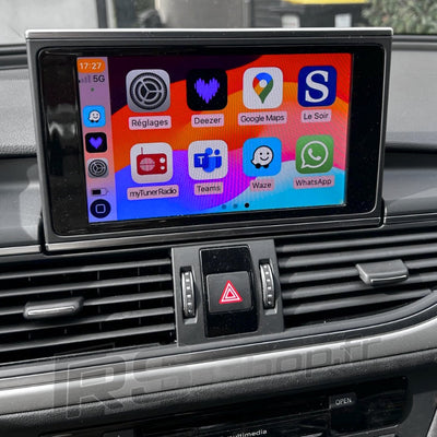 Boitier Carplay Android Auto Audi A6 C7 A7 - vue arrière - Becquet Voiture