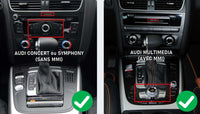 Boîtier CarPlay Android Auto Audi Q5 2009-2015 MMI - packshot studio - Becquet Voiture