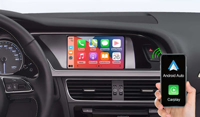 Boîtier CarPlay Android Auto Audi Q5 2009-2015 MMI - vue de profil - Becquet Voiture