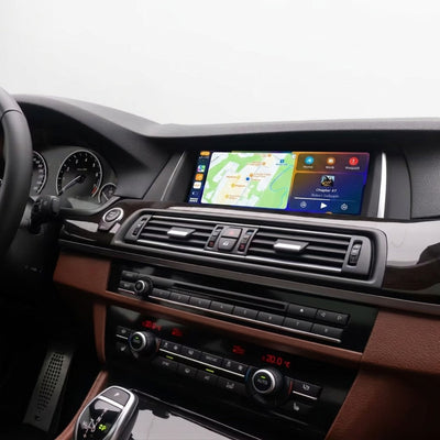 Boîtier CarPlay Android Auto BMW Série 5 F10 CIC NBT - vue de profil - Becquet Voiture