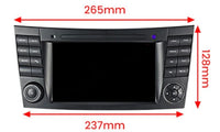 Boîtier CarPlay Android Auto Mercedes CLS W219 2003-2011 - vue de trois-quarts - Becquet Voiture