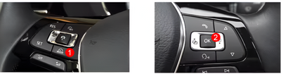 Boîtier CarPlay Android Auto sans fil VW Golf 7 2012-2020 - détail du montage - Becquet Voiture