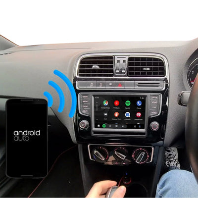 Boîtier Carplay Android Auto VW Golf 7 Polo MIB - vue arrière - Becquet Voiture