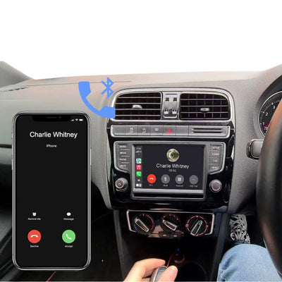 Boîtier Carplay Android Auto VW Golf 7 Polo MIB - vue de trois-quarts - Becquet Voiture