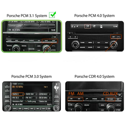 Boitier Carplay Android Porsche PCM 3.0 3.1 4.0 - installé sur véhicule - Becquet Voiture