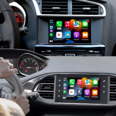 Boitier Carplay Peugeot Citroen SMEG MRN 2012-2018 - vue de profil - Becquet Voiture