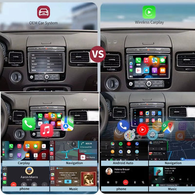 Boitier Carplay VW Touareg Phase 2 2010-2018 - vue arrière - Becquet Voiture