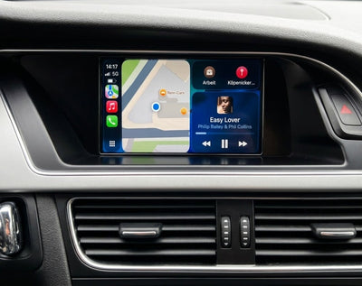 Boîtier Interface Android Auto Et Apple CarPlay Pour Audi A4 S4 B8 2007-2016 - vue de face - Becquet Voiture