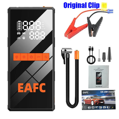 Booster de Batterie Démarreur 1200A 12V avec Compresseur d'Air - vue de dessus - Becquet Voiture