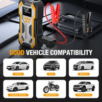 Booster de Batterie Démarreur 7000A 12V avec Compresseur 160 PSI - vue de profil - Becquet Voiture