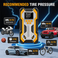 Booster de Batterie Démarreur 7000A 12V avec Compresseur 160 PSI - vue de trois-quarts - Becquet Voiture