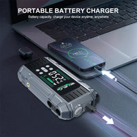 Booster de Batterie Voiture 12V 26800mAh avec Compresseur d'Air - packshot studio - Becquet Voiture