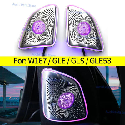 Bouches d'Aération Lumière d'Ambiance Mercedes GLE GLS - vue arrière 2 - Becquet Voiture